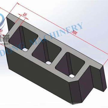 High Quality Hollow block mold for block machine
